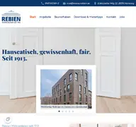 Kleine Seitenvorschau von wobau-rebien.de