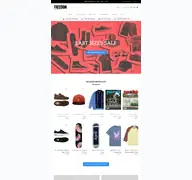 Kleine Seitenvorschau von freedomskateshop.de