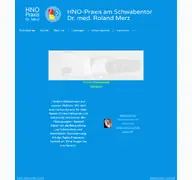 Kleine Seitenvorschau von freiburg-hno.de
