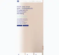 Kleine Seitenvorschau von praxis-dr-gehr.de