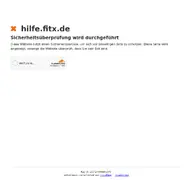 Kleine Seitenvorschau von hilfe.fitx.de