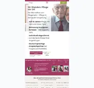 Kleine Seitenvorschau von frigga-seniorenbetreuung.de