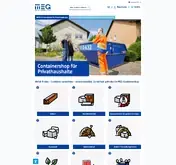 Kleine Seitenvorschau von mheg-containershop.de