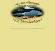 Kleine Seitenvorschau von glambecksee.de