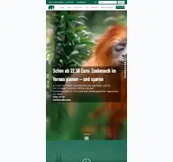Kleine Seitenvorschau von koelnerzoo.de