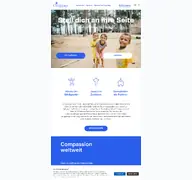 Kleine Seitenvorschau von compassion.de