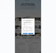 Kleine Seitenvorschau von practicetestgeeks.com
