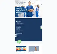 Kleine Seitenvorschau von karriere-vinzenz-klinik.de