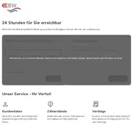 Kleine Seitenvorschau von kundenportal.ewb-duderstadt.de