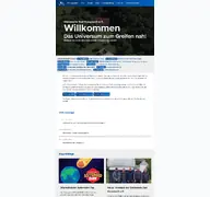 Kleine Seitenvorschau von sternwarte-kreuznach.de