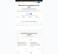 Kleine Seitenvorschau von scrapehero.com