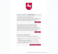 Kleine Seitenvorschau von navo.niedersachsen.de