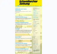 Kleine Seitenvorschau von schwalbacher-zeitung.de