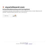 Kleine Seitenvorschau von mywishboard.com