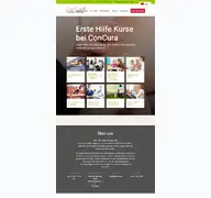 Kleine Seitenvorschau von con-cura.de