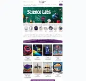 Kleine Seitenvorschau von science-labs.de