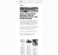 Kleine Seitenvorschau von hofrad.de