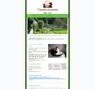 Kleine Seitenvorschau von tierschutzverein-bad-toelz.de