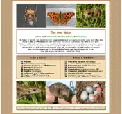 Kleine Seitenvorschau von tierundnatur.de