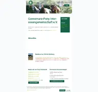 Kleine Seitenvorschau von connemara-pony-ig.de