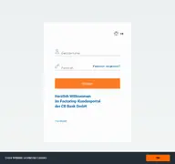 Kleine Seitenvorschau von factoringkundenportal.cb-bank.de