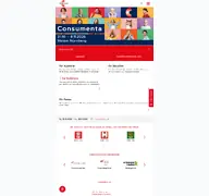 Kleine Seitenvorschau von consumenta.de