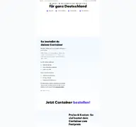 Kleine Seitenvorschau von containerdienst.de