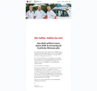 Kleine Seitenvorschau von kv-suew.drk.de