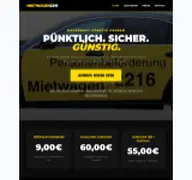 Kleine Seitenvorschau von mietwagen2216.de