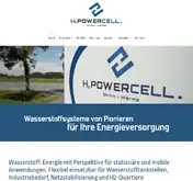 Kleine Seitenvorschau von h2powercell.de