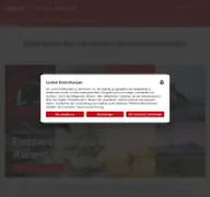 Kleine Seitenvorschau von contest.cewe.de