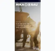 Kleine Seitenvorschau von mika-bau.de
