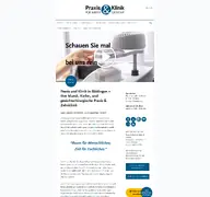 Kleine Seitenvorschau von praxis-und-klinik.de