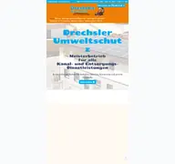 Kleine Seitenvorschau von drechsler-umweltschutz.de
