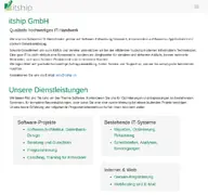 Kleine Seitenvorschau von itship.ch