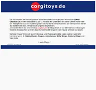 Kleine Seitenvorschau von corgitoys.de