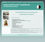 Kleine Seitenvorschau von orthocenter-maintal.de
