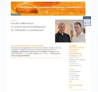 Kleine Seitenvorschau von orthopaedie-gelnhausen.de