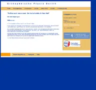 Kleine Seitenvorschau von orthopaedie-praxis-berlin.de