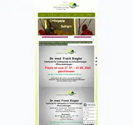 Kleine Seitenvorschau von orthopaedie-sulingen.de