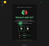 Kleine Seitenvorschau von humanornot.io