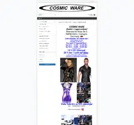 Kleine Seitenvorschau von cosmic-ware.de
