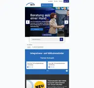 Kleine Seitenvorschau von integrationsaemter.de