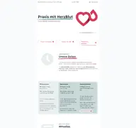 Kleine Seitenvorschau von praxismitherzblut.de