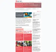 Kleine Seitenvorschau von mint.scnat.ch