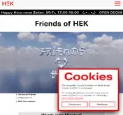 Kleine Seitenvorschau von friends.hek.ch