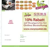 Kleine Seitenvorschau von starpizzakiel.de