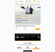 Kleine Seitenvorschau von courierheld.de