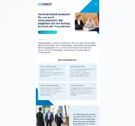 Kleine Seitenvorschau von covendit.de