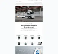 Kleine Seitenvorschau von volvotrucks.de
